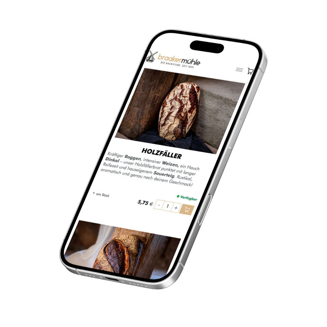 Braaker Mühle App Mockup
